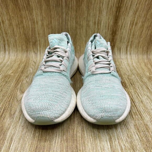 Adidas Pureboost Go Women's Size 6 Running Shoes Sneakers Mint Green B75827 - Picture 2 of 10